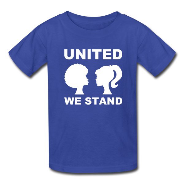 "United We Stand Girls" Kids' T-Shirt - royal blue