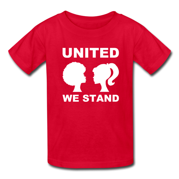 "United We Stand Girls" Kids' T-Shirt - red