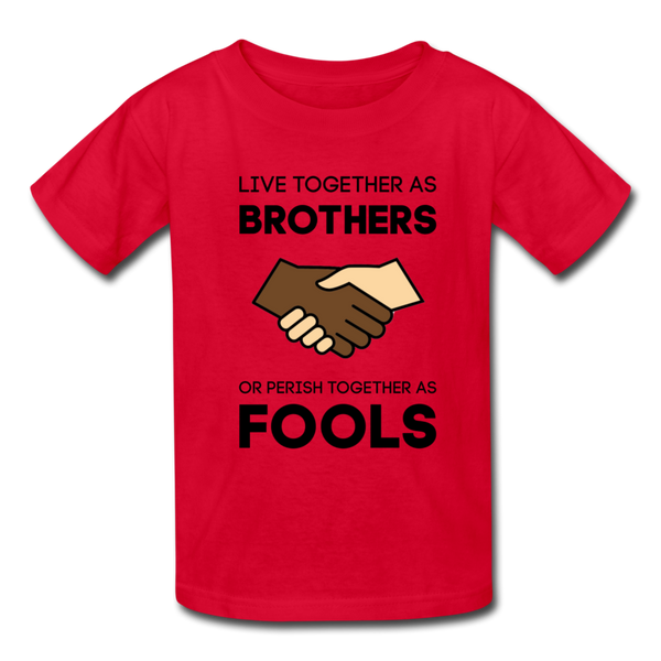 "Brothers" Kids' T-Shirt - red