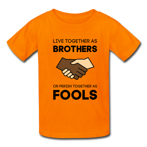 "Brothers" Kids' T-Shirt - orange
