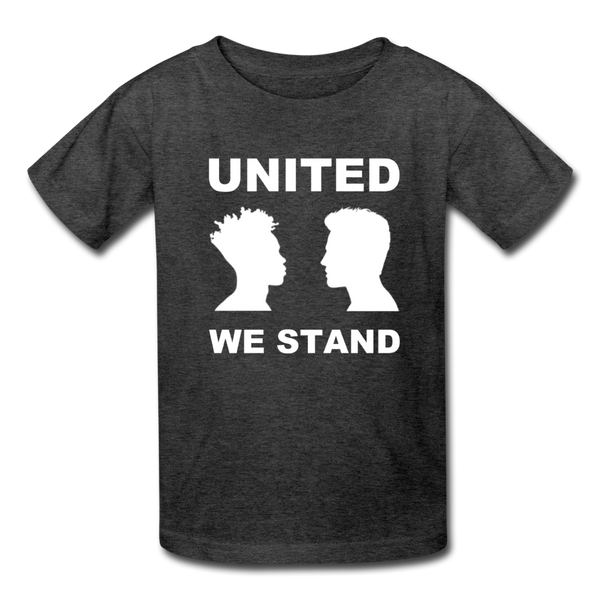 "United We Stand Boys" Kids' T-Shirt - heather black