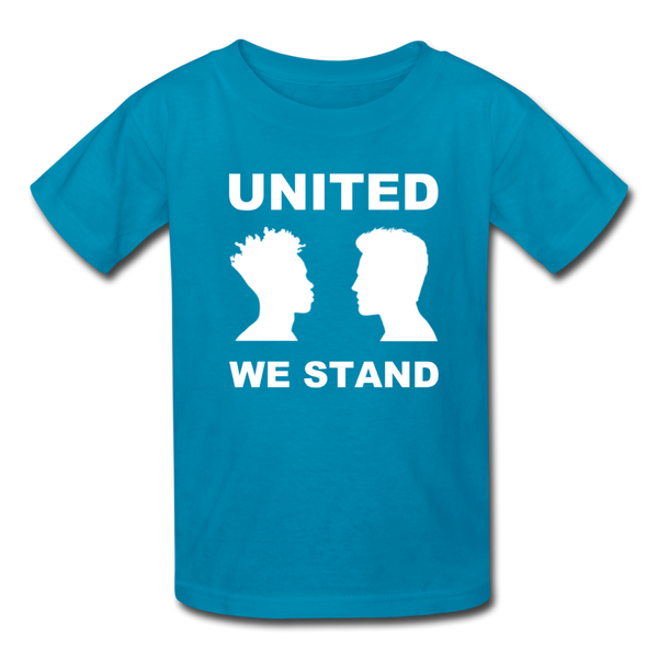 "United We Stand Boys" Kids' T-Shirt - turquoise