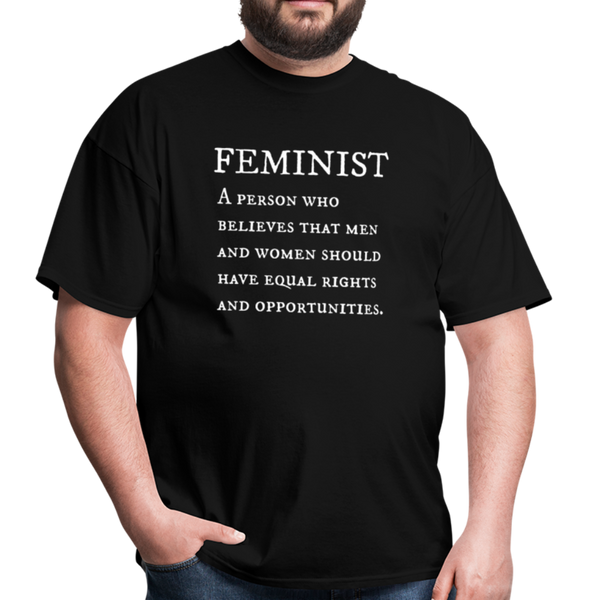 "Feminist" Unisex Classic T-Shirt - black