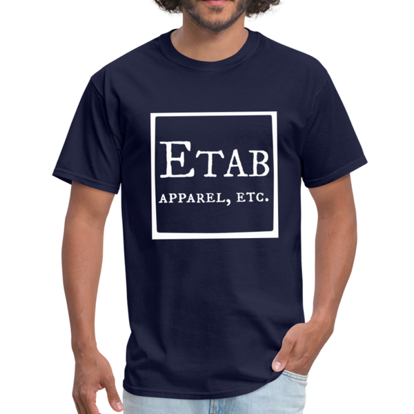 "Etab Logo" Unisex Classic T-Shirt - navy