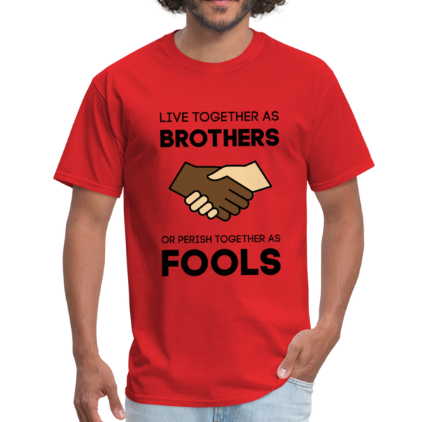 "Brothers" Unisex Classic T-Shirt - red