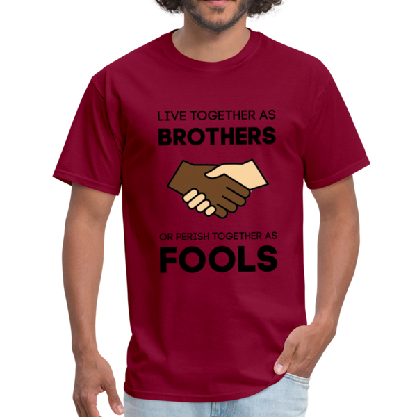 "Brothers" Unisex Classic T-Shirt - burgundy