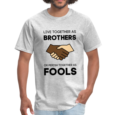 "Brothers" Unisex Classic T-Shirt - heather gray