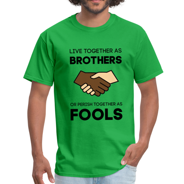 "Brothers" Unisex Classic T-Shirt - bright green