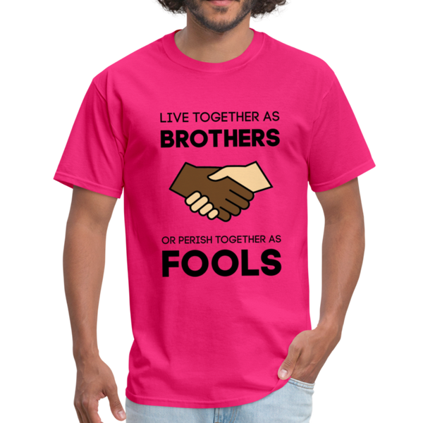"Brothers" Unisex Classic T-Shirt - fuchsia