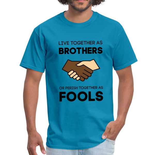 "Brothers" Unisex Classic T-Shirt - turquoise