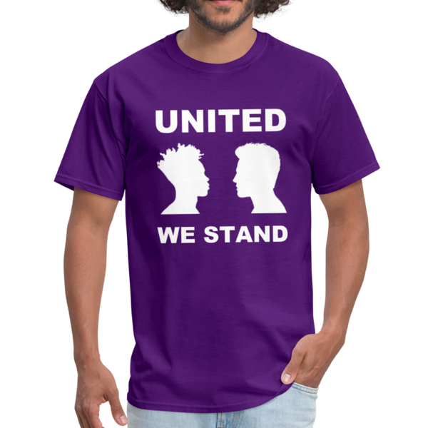 "United We Stand" Unisex Classic T-Shirt - purple