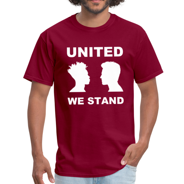 "United We Stand" Unisex Classic T-Shirt - burgundy