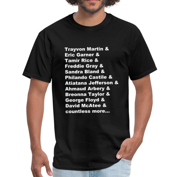"Remember Their Names" Unisex Classic T-Shirt - black