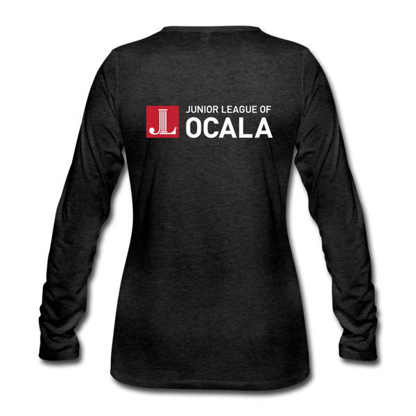 JL Ocala Women's Premium Long Sleeve T-Shirt - charcoal gray