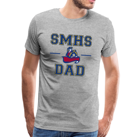 SMHS "Dad" Men's Premium T-Shirt - heather gray