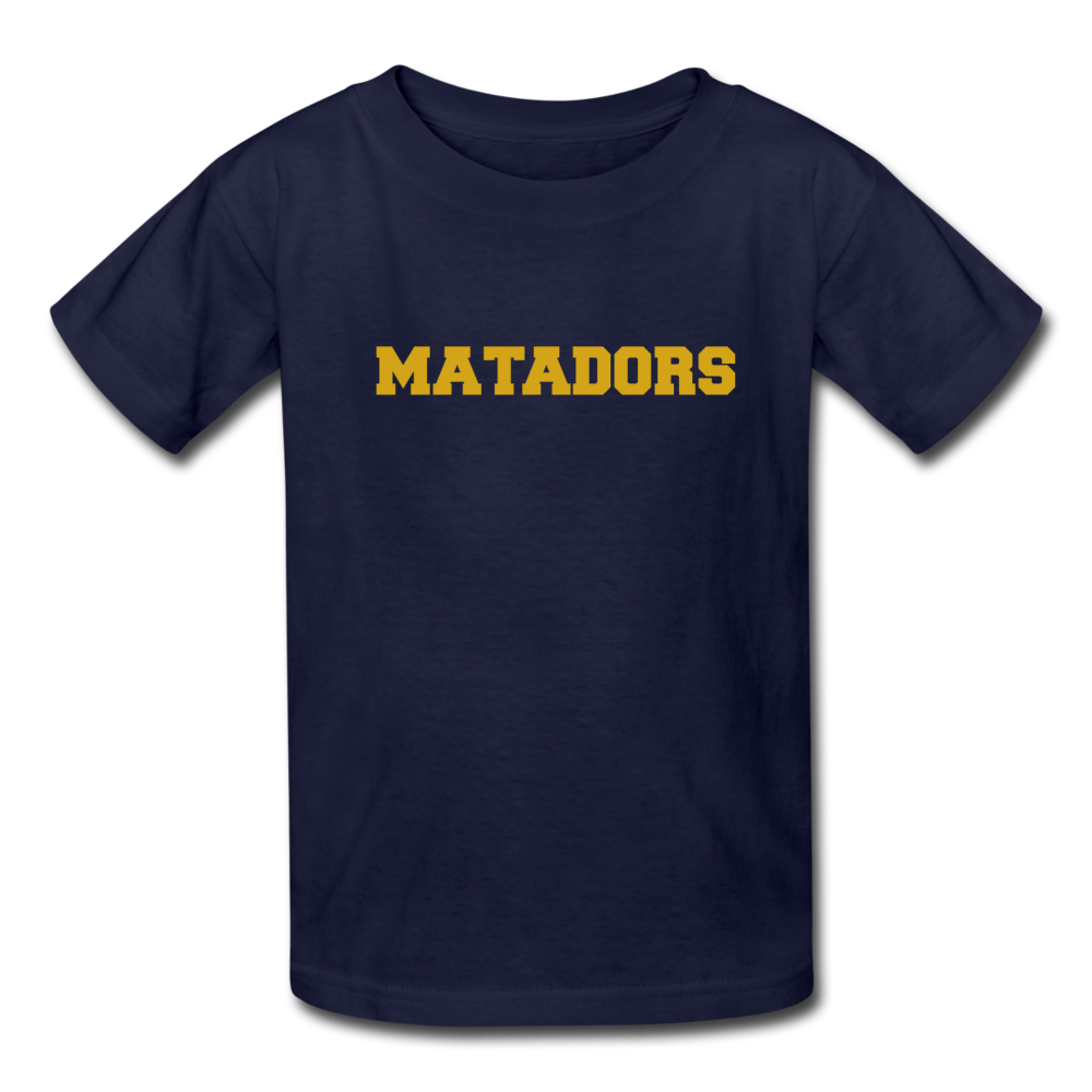 SMHS "Matadors" Kids' T-Shirt - navy
