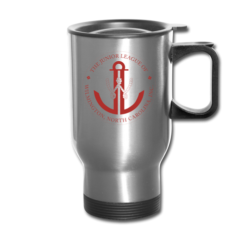 JL Wilmington, NC "Logo" Travel Mug - silver