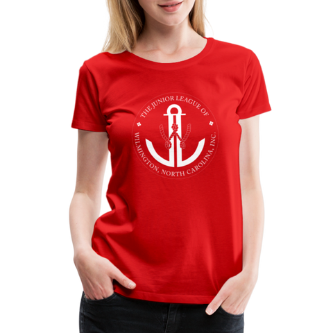 JL Wilmington, NC "Logo" Women’s Premium T-Shirt - red