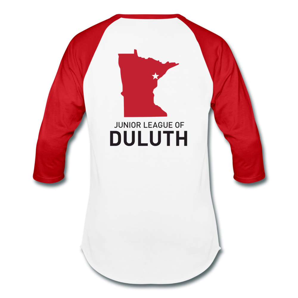 JL Duluth "Volunteer State" Baseball T-Shirt - white/red