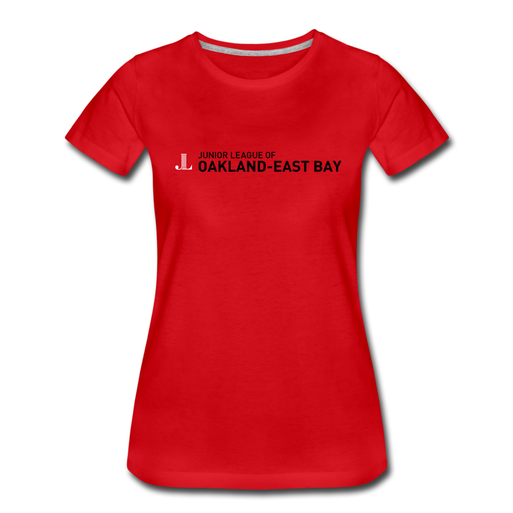 JL Oakland-East Bay "Better Communities" Women’s Premium T-Shirt - red