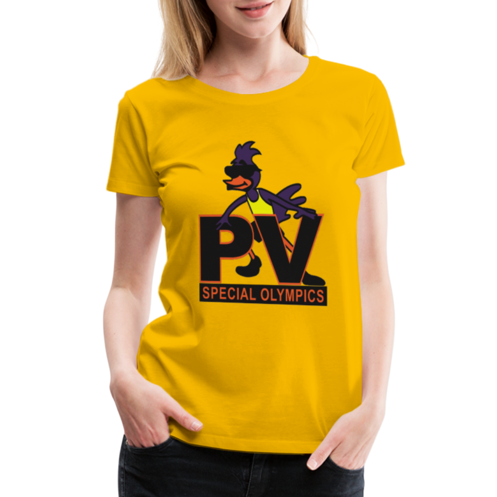 PVSO "Logo" Women’s Premium T-Shirt - sun yellow