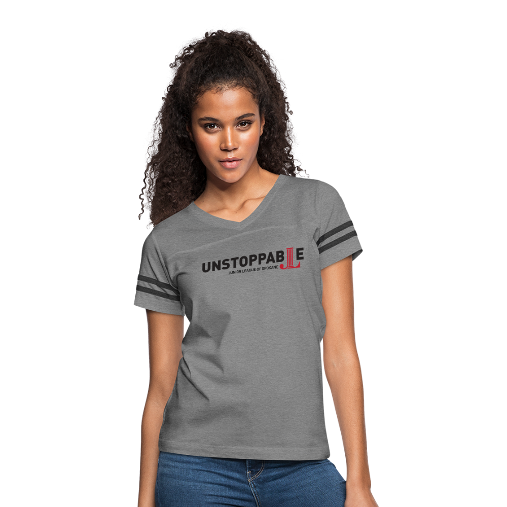 Spokane Women’s Vintage Sport T-Shirt - heather gray/charcoal