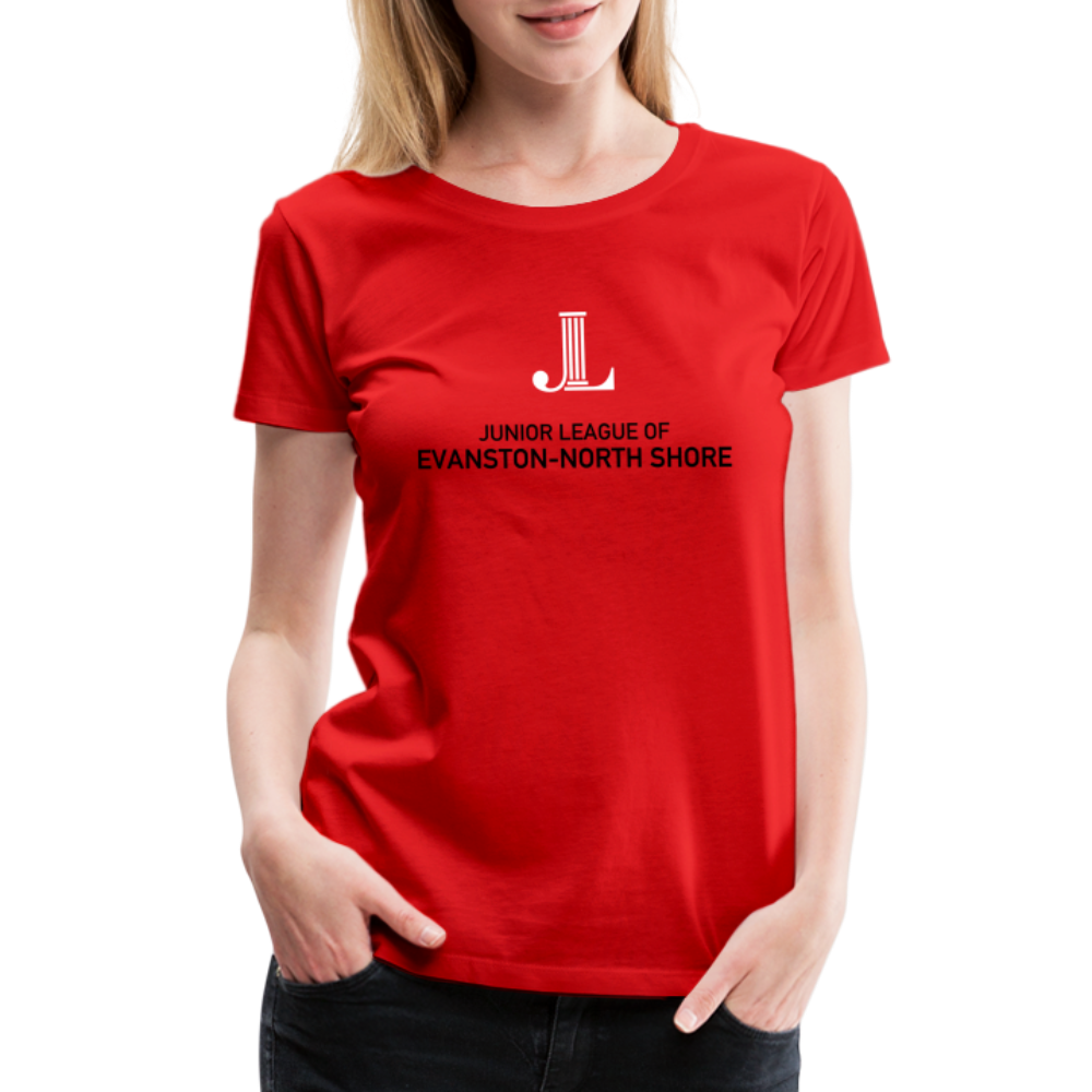 JL Evanston-North Shore Women’s Premium T-Shirt - red