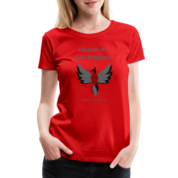 "Order of the Phoenix" Women’s Premium T-Shirt - red