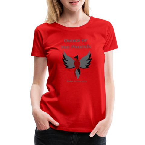 "Order of the Phoenix" Women’s Premium T-Shirt - red