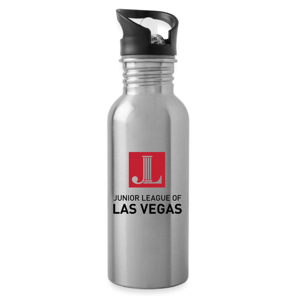 JL Las Vegas Water Bottle - silver