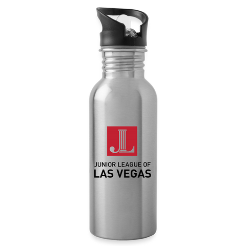 JL Las Vegas Water Bottle - silver