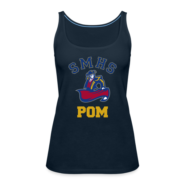 SMHS Pom & Cheer "Pom" Women's Tank - deep navy