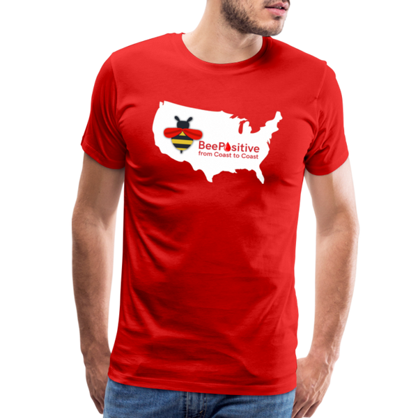 Bee Men's Premium T-Shirt - red