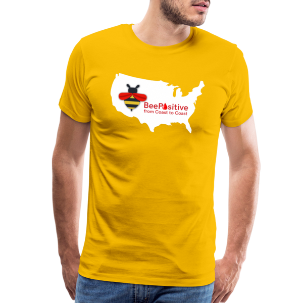 Bee Men's Premium T-Shirt - sun yellow