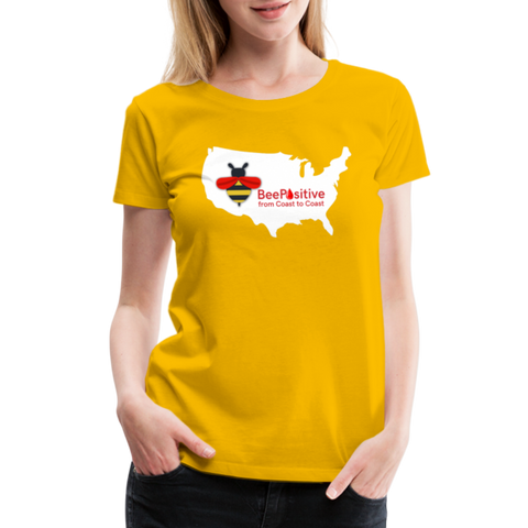 Bee Women’s Premium T-Shirt - sun yellow