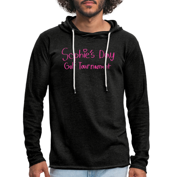 Sophie's Day Unisex Lightweight Terry Hoodie - charcoal grey