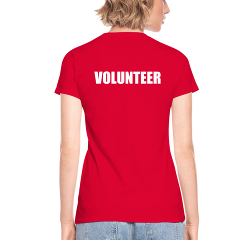 JL Lafayette "Volunteer" Women's V-Neck T-Shirt - red